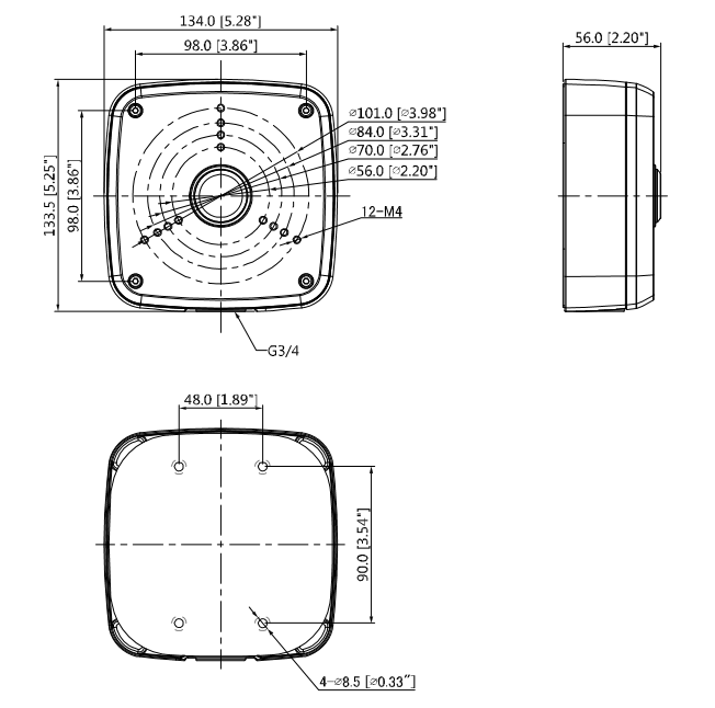 Montagebox Type A